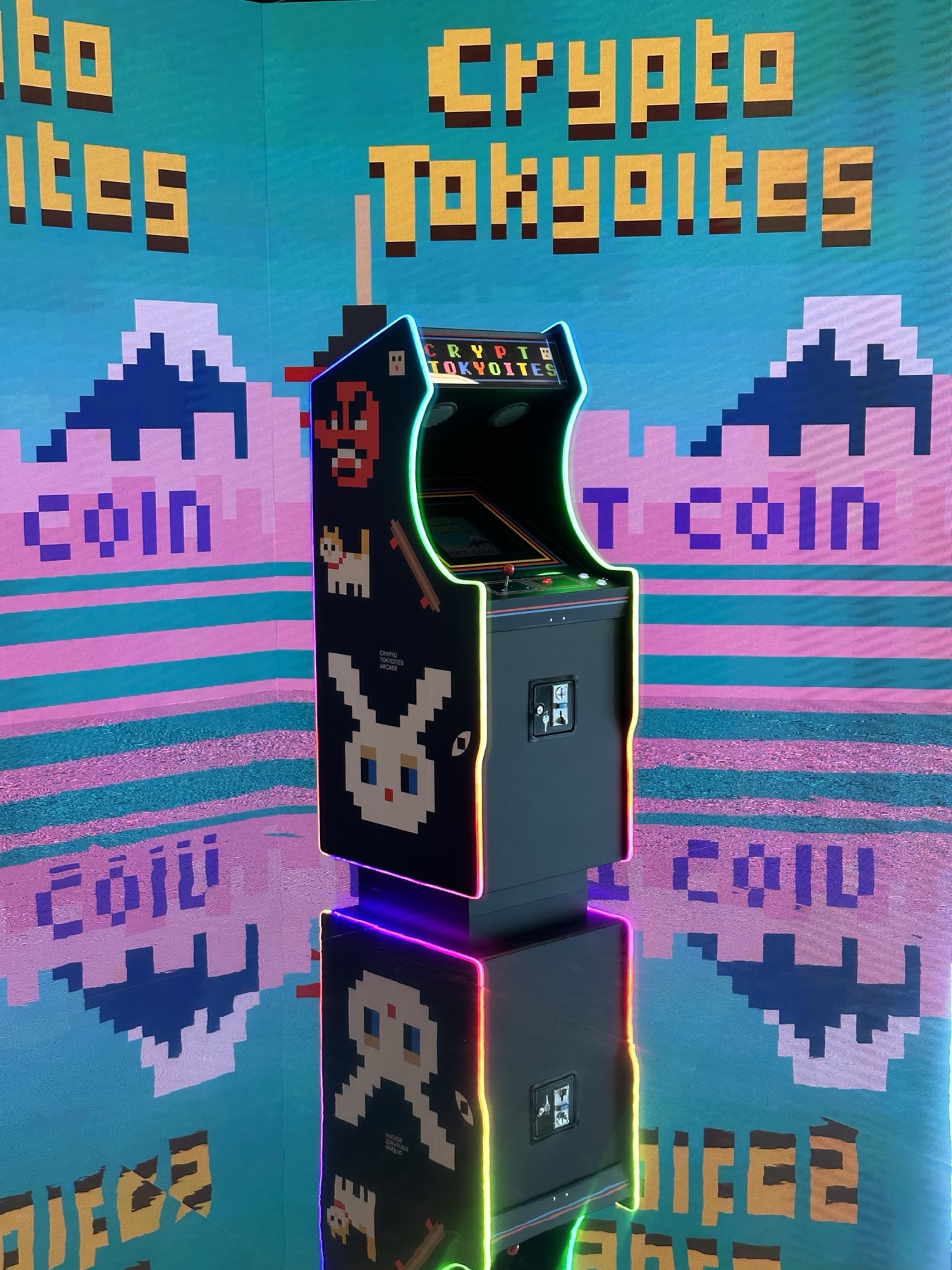 Bright Moments Tokyo, 2023 — CryptoTokyoites in the arcade